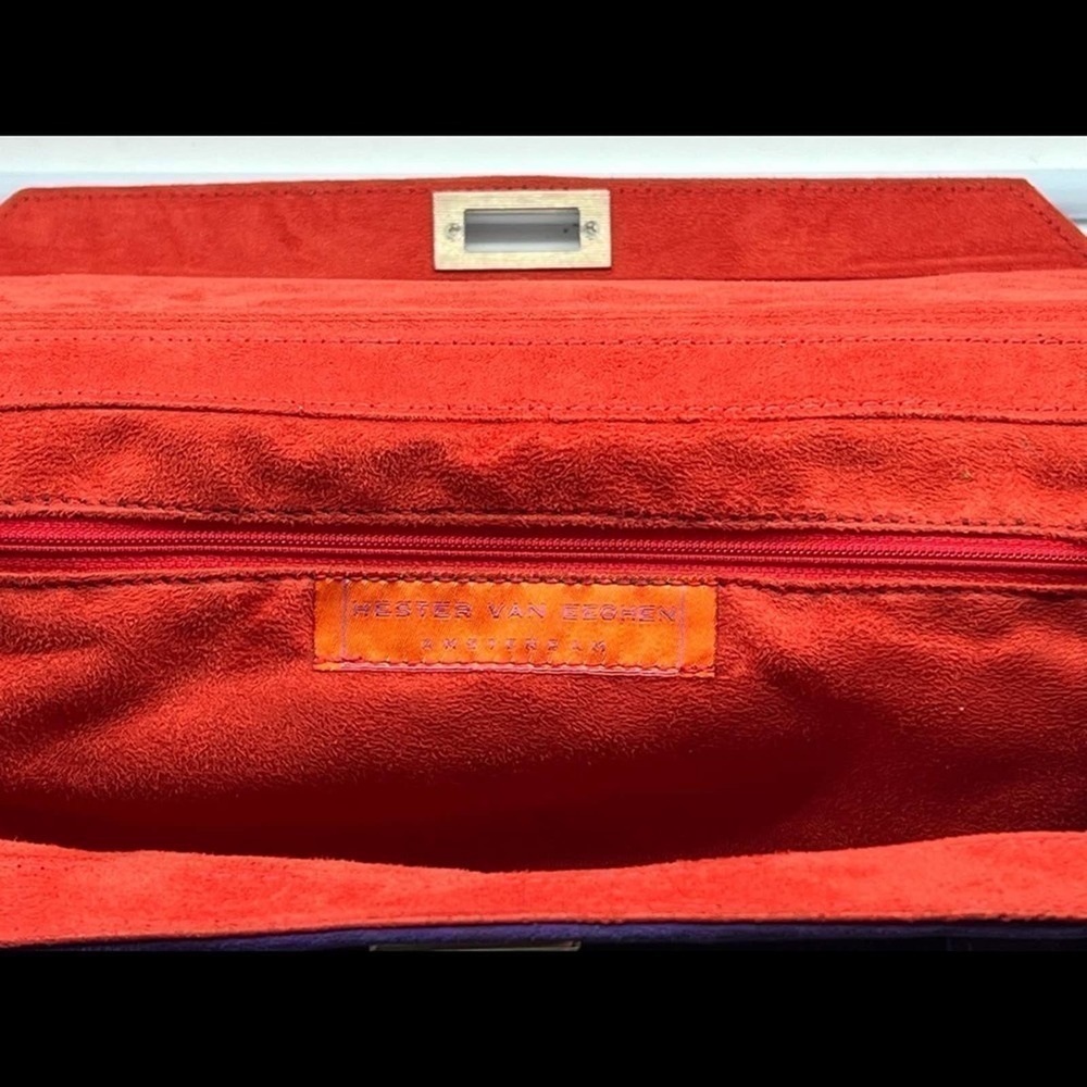 HESTER VAN EEGHEN women’s purple accordion limited edition purse from Amsterdam - Picture 7 of 16